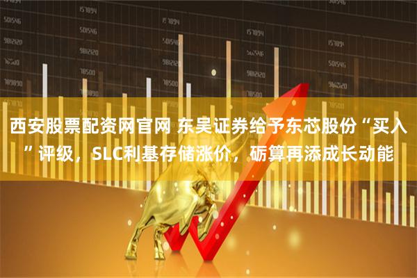西安股票配资网官网 东吴证券给予东芯股份“买入”评级，SLC利基存储涨价，砺算再添成长动能